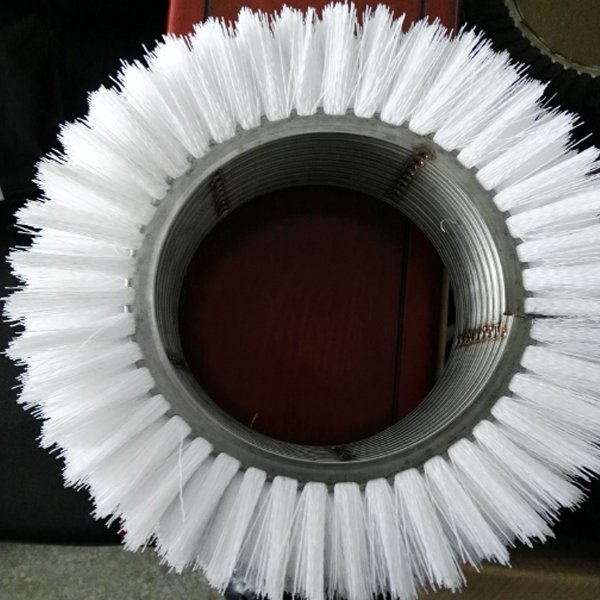 Nylon Wire Stainless Steel Based Double Strip Brush