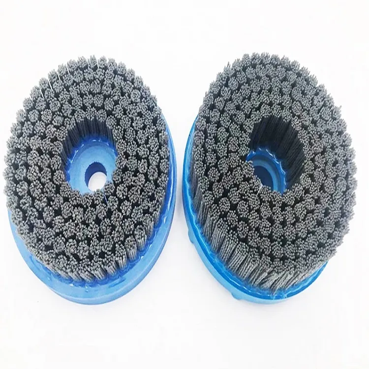 abrasive disk brush
