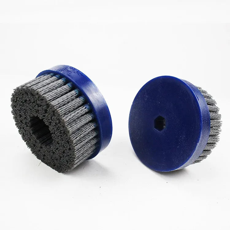 abrasive disk brush