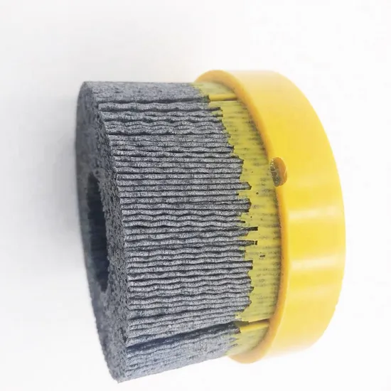 abrasive disk brush