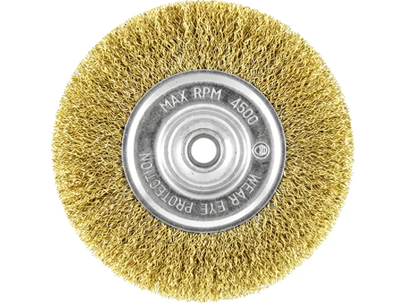 brass wheel brush