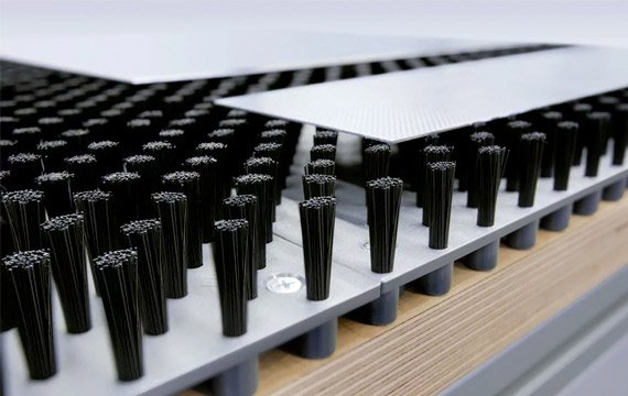 PVC Flat Plate Brush for Delivery