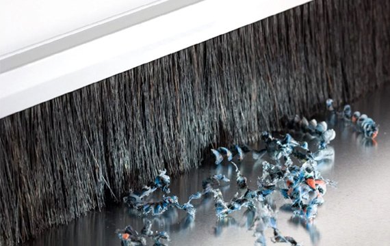 Industrial strip brush for door and window sealing