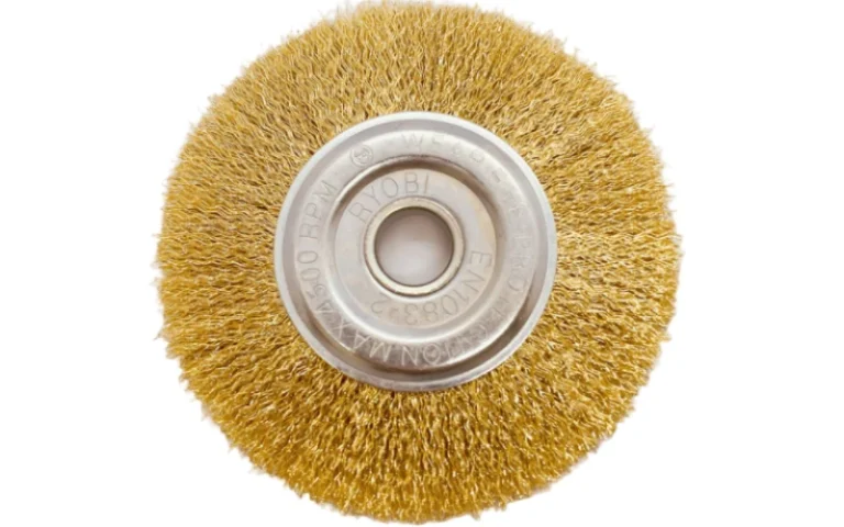 brass wheel brush