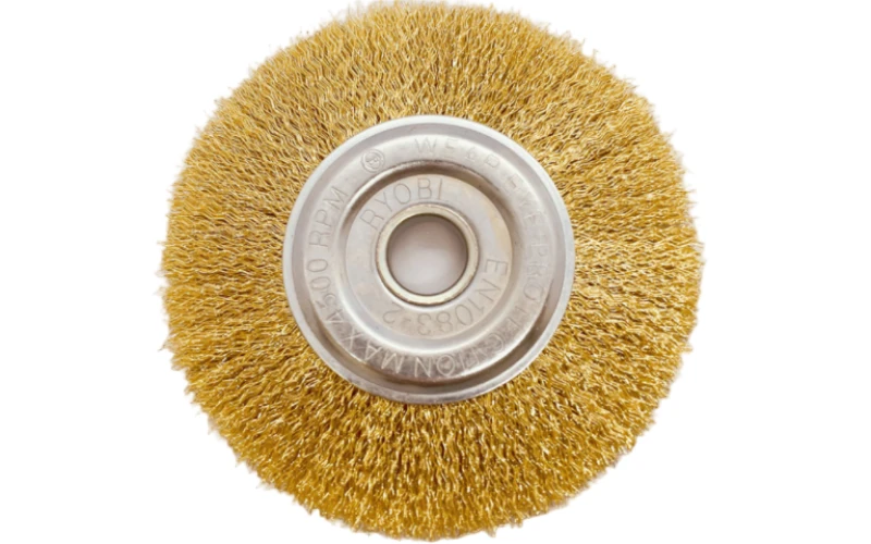 brass wheel brush