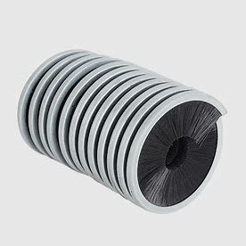 Inward nylon coil brush