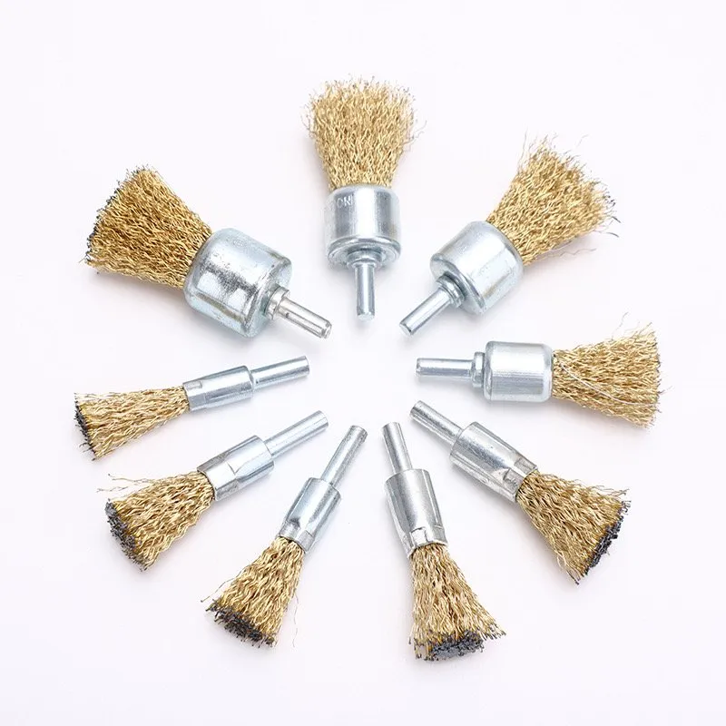brass end brush