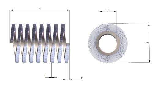 Nylon Wire Outward Spring Brush