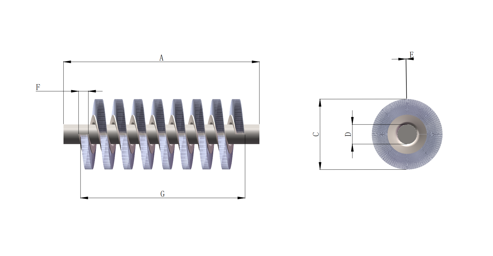 Nylon Wire Coil Spring Brush