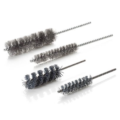 Pipe cleaning brush makes tough jobs easy