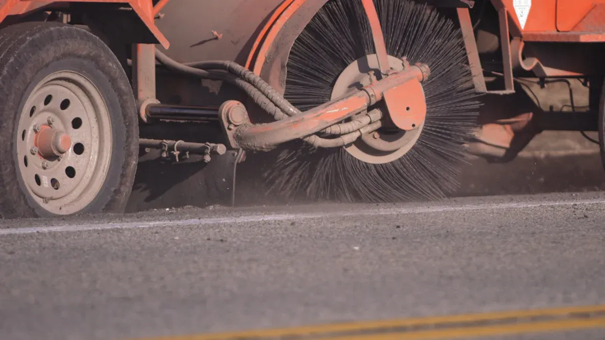 How Tractor Sweeper Brushes Work