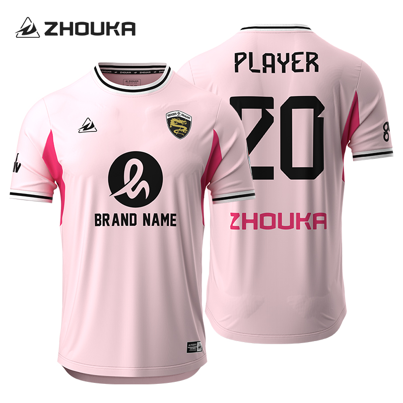 Pink Football Shirt - 图片 1