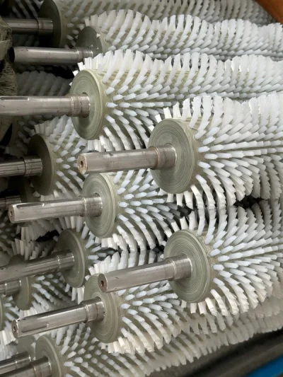 wavy brush roller