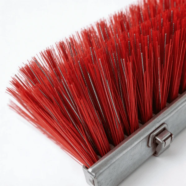 Nylon strip brush for block machine